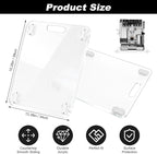 Acrylic Appliance Slider Compatible with Ninja Espresso Machine, 360° Rolling Sliding Tray for Ninja ES601 ES701 Coffee Maker, Coffee Pot Slider Tray for Countertop Appliances 13.4" x 15.4"