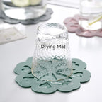 Set of 4 Silicone Trivet Mat - Hot Pot Holder Hot Pads for Table & Countertop - Trivet for Hot Dishes - Non-Slip & Heat Resistant Modern Kitchen Hot Pads for Pots & Pans, Grey