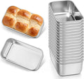 Leonyo Stainless Steel Mini Loaf Pans for Baking, 18 Pack 6.3x3.5IN Small Bread Loaf Pans for Meatloaf, Metal Mini Loaf Tins for Banana Bread Baking Homemade Brownies Smaller Loaves, Dishwasher Safe