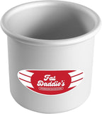 Fat Daddio's Round Cake Pan, 4 x 4 Inch, Silver