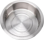 Haofy Electric Pressure Cooker 800W 3.2L Non Stick Multifunctional Cooking Pot with Stainless Steel Drain Basket for Low Sugar Meals Soup Porridge Hot Pot for Singles Small Families (US Plug 110V)