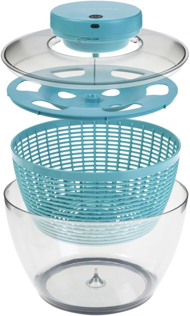 Curtis Stone 5-Quart Rechargeable Salad Spinner (Renewed)