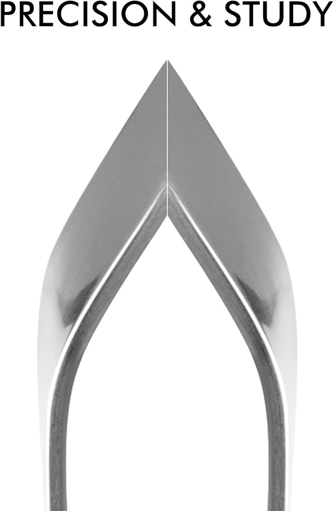 ZAUGONTW Fish Bone Tweezers, Professional Stainless Steel Flat and Slant Pliers Set for Kitchen Salmon Trout, 1 SET