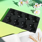 3D Silicone Mold Bear, Mousse Cake Baking Molds, Fondant Mould for Baking Cake, French Dessert Mould for Pastry Chocolate, Soap and Ice Cream (B_ Bear)