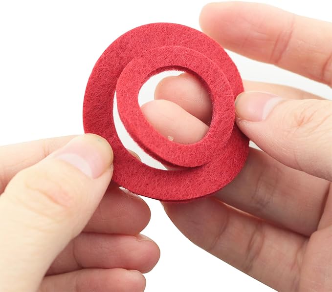 20PCS Felt Lined Leak Proof Accessories Anti Drip Rings Disposable Anti Spill Bottle Mouth Drip Collars For Bars Kitchens Parties Smart Drip Protection Tools