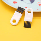 White Scrapers, Vlmits Brushes & Spoons Kit for Herb Grinder,8 Pcs Scrapers,8 Pcs 4 Types of Brushes,2 Pcs Spoons & A Storage Box