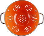Calypso Basics by Reston Lloyd Powder Coated Enameled Colander, 1 Quart, Orange,18500