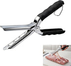 Stainless Steel Rib Membrane Removal Tool, Glue-Free Full-Wrap Anti-Slip Grip, Dishwasher Safe Rib Prep Tool For Barbecue Grilling Accessories