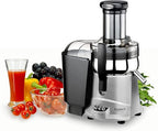 Kuvings NJ-9500U Centrifugal Juice Extractor- Higher Nutrients and Vitamins, BPA-Free Components, Easy to Clean, Ultra Efficient 350W -Silver