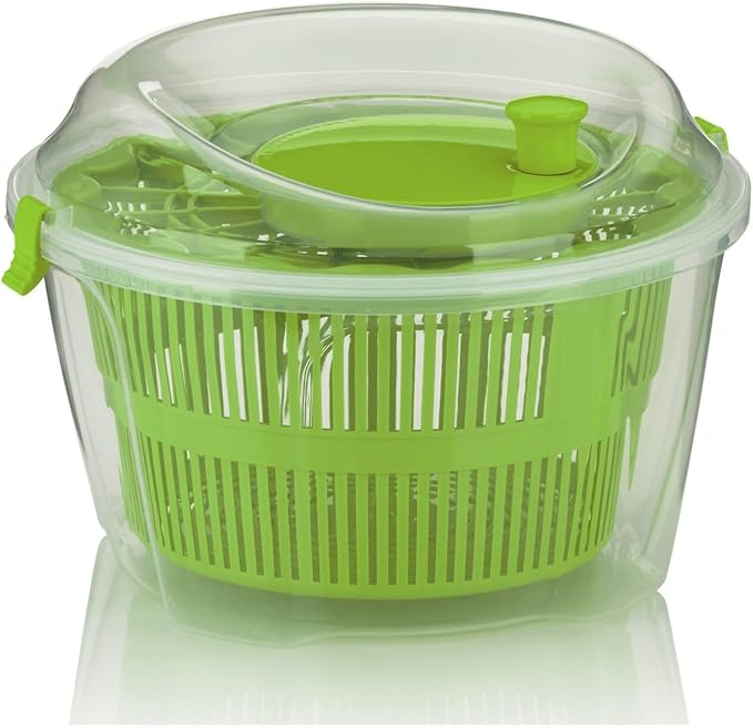 Kela "Mailin Salad Spinner, Plastic, Green, 4.4 Litre