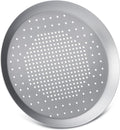 Beasea Pizza Pans with Holes, 8.5 Inch Food Network Pizza Pan Heavy Duty Aluminum Alloy Round Pizza Tray Perforated Pizza Crisper Pan Pizza Baking Tray Bakeware for Home Restaurant Kitchen Air Fryer