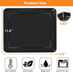 Air Fryer Grill Pan for Ninja Foodi DT251 DT201 DT200 Digital Countertop Oven, 13.6 * 11.6'' Air Fryer Grill Plate Crisper Plate Rack Accessories Replacement Parts Tray,Dishwasher Safe