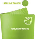Goodluck 4 Pieces Flexible Cutting Boards, BPA Free Plastic Cutting Boards for Kitchen, Non Slip Cutting Mat for Meat and Vegetables