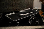 Vasconia Durable Double Burner Griddle (20″ x 11″) 100% Pure Aluminum with Nonstick - NSF Certified - for Frying, Searing, Grilling, Browning, Ideal for Home & Commercial Kitchen - Pack of 4