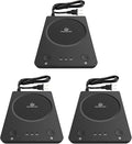 SEALON SLM03 Electric Coffee Mug Warmer (Black, 3 Pack) - 3-Temperature Desk Cup Warmer with Auto Shut-Off (4 Hours) for Heating Coffee, Tea, Milk & Beverages