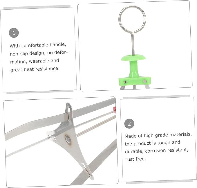 5pcs Anti-Scald Bowl Gripper Clip Set Heat Resistant Metal Hot Plate Lifter Kitchen Cooking Tool for Safe Serving and Handling of Hot Dishes Random Color
