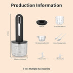 4-Cup Electric Food Chopper For Meat,Onions,vegetables,Garlic,Complementary Food, Meat Chopper Blender，Wireless Electric Food Processor