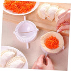 20pcs Dumplings Maker Molds with Lucky Character 7cm Diameter Manual Dumpling Skin Press Kitchen Gadget Hand Tool for Cooking