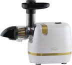 Omega H3000RWH13 Cold Press 365 Juicer Slow Masticating Extractor Creates Delicious Fruit Vegetable and Leafy Green High Juice Yield and Preserves Nutritional Value, 150-Watt, White