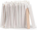 MFJUNS 500pcs Individually Wrapped Coffee Stirrers Wood - 7" Coffee Stir Sticks, Round End Disposable coffee stirrer, For Coffee, Cocktail and Hot Drinks