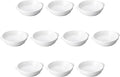 Set of 10, White Round Au Gratin [7.1 x 6.1 x 1.8 inches (18 x 15.5 x 4.5 cm) | Setomonohonpo