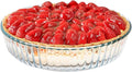 10 Inch Glass Deep Pie Dish for Baking Glass Baking Dish Clear and Durable Oven Baking Pie Pan Quiche Baking Dish Deep