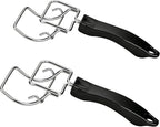 2 Pack Air Fryer Convection Toaster Oven Tray Extractor -Oven Food Scald Resistant Clip Tray Handle Used & Grills Extractor -Common to Trays Grills Air Fryer Accessories