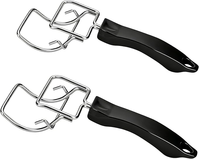 2 Pack Air Fryer Convection Toaster Oven Tray Extractor -Oven Food Scald Resistant Clip Tray Handle Used & Grills Extractor -Common to Trays Grills Air Fryer Accessories