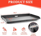 Pre-seasoned 36" Griddle Plate for Blackstone 2267 2310 2322 2309 Iron Forged 36” Omnivore Griddle, Upgraded Replacement Griddle Top for 36 Inch 1554 1560 1803 1818 1820 2210 2212 2266 KT25014 KT25015