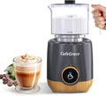 8 in 1 Milk Frother and Steamer, 20 oz Large Capacity, 550 Watts, Fast Froth Whip Creamy, Automatic Warm and Cold Foam Frother for Coffee, Latte, Macchiato, Cappuccino, Hot Chocolate