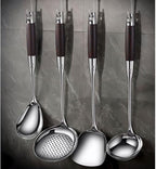 Kitchen Utensils Set，Cooking Utensils Kitchen Tools Gadgets 5 Pieces Sets Spoons for Cooking Spatulas 316 Stainless Steel Cooking Utensils Spatulas Spoons