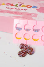 The Cookie Cups Lollipop Making Kit for Kids - Create 12 Delicious and Colorful Lollipops, Candy Making Kit for Boys and Girls, Kids Cooking Set