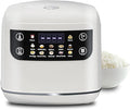 Portable Digital Rice Cooker, 6-Cup (Uncooked)/12-Cup (Cooked) Small Rice Maker with Steaming Basket, Mini Rice Cooker with 2L Removable Nonstick Inner Pot, 10 Menu Options, Auto Keep Warm, 24 Hour Delay Timer, White