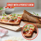 Chef Pomodoro Pizza Steel for Oven 13 Inch 1/4 Inch Thick, Baking Steel for Oven, Grill, Sourdough Bread, Baking Stone for Oven With Lifting Holes 13" X 13" (33.6 x 33.6 cm)