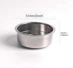 CAPFEI 51mm Pressurized Filter Basket Compatible with Gevi/CASABREWS/CAPRESSO - Dual Wall Filter Basket - 2 Cups Capacity