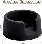 Silicone Coffee Tamper Base Compatible with Ninja Espresso Machine ES601& Es701, for Handheld Portafilter Support Stand, Tamping Station Handheld Portafilter Support Stand, Space-Saving(Black)