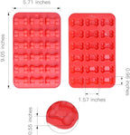 homEdge Puppy Dog Paw and Bone Silicone Molds, Non-Stick Food Grade Silicone Molds for Chocolate, Candy, Jelly, Ice Cube, Dog Treats (Puppy Paw Bone Set of 4PCS)