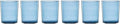 Oneida 896826 Stackables Tall Blue Drinkware, Set Of 6