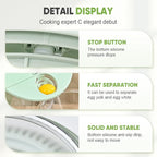 Salad Spinner with Slicer, Multifunctional Vegetable Spinner and Chopper, Large Capacity Salad Preparation Tool, Multi-blade Efficient Vegetable Washer for Home Kitchen (Green)
