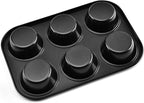 Cast Iron Popover Pan Mini Popover Pan Yorkshire Pudding Tin for Oven Baking, Frittatas, Muffins, Quiches, Pudding Cakes