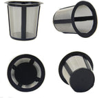 WOTW Reusable Coffee Filter Set Replacement Filter for Keurig My style Filter Housing Fits B30 B40 B50 B60 B70 Series (Design3)