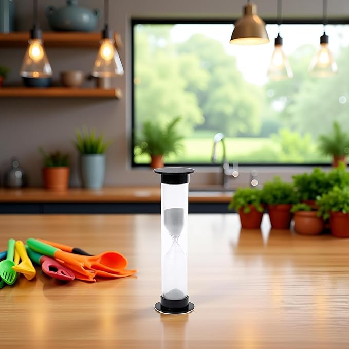 60 Seconds 1 Minute New White Mini Sandglass Hourglass Sand Clock Timer Thermometers and Timers,Kitchen Utensils and Gadgets,Timers（2Pcs）