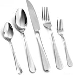 20 Piece Silverware Set,for Home,Kitchen,Restaurant.Flatware Set,Stainless Steel Cutlery Utensil Set include Forks,Knives,Spoons