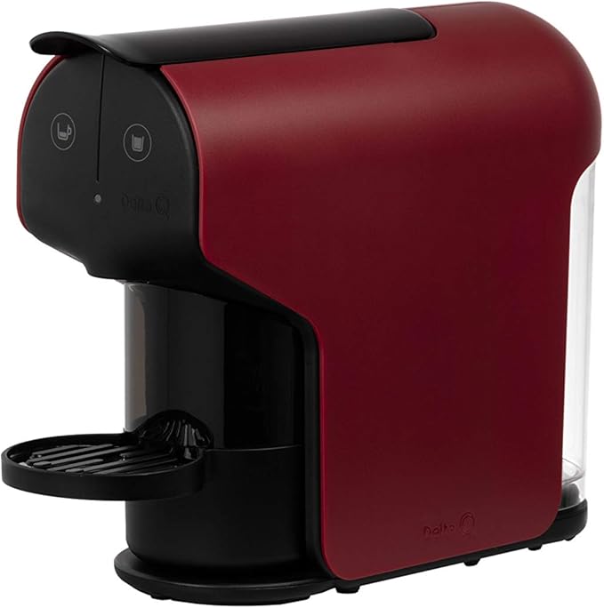 Delta Q Quick Espresso Capsule Machine – Color Red - Compact 0.8 L, Capsule System