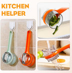 Peeling Knife with Storage Box, 2025 New Vegetable Peeler with Container, Kitchen Multi Function Veggie Peeler for Kids Adults, Fruit and Vegetable Peeling Knife with Catcher (Green, 1)