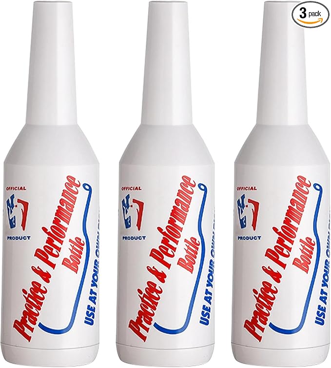 SuproBarware Flair Bottles Practice Set of 3 Bartender Practice Bottle 25oz/750ml Flair Bartending Kit Performance Training Bar Liquor White Decorative Shaker for Bar Pub Wine Cocktail