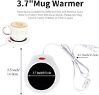ASAWASA Coffee Mug Warmer, Candle Warmers for Large Jar, Safely Releases Scents Without a Flame, Enjoy Your Warm Coffee Tea and Milk, Gifts for Festival Birthday Men Women Mom Dad.