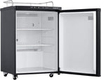EdgeStar BR3002 24 Inch Wide Kegerator Conversion Refrigerator for Full Size Kegs with Deep Chill Mode - Black