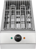 1800W Countertop Electric BBQ Grill Commercial and Home use Stainless Steel Barbecue Griddle Smokeless Portable Cooking Oven for Indoor Outdoor Picnic 122° F to 572°F for Burgers, Fish, Steak