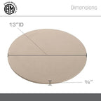 Pizza Baking Stone, 13" round, dishwasher safe, ceramic
